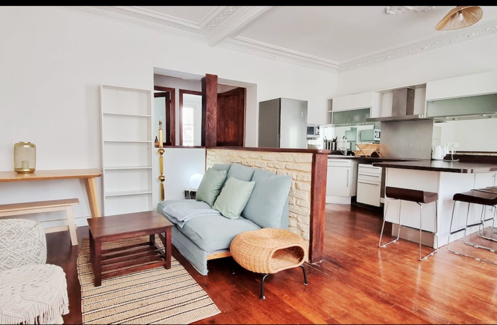 Apt 55m2 vue jardin, au calme